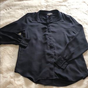 H&M blouse in navy